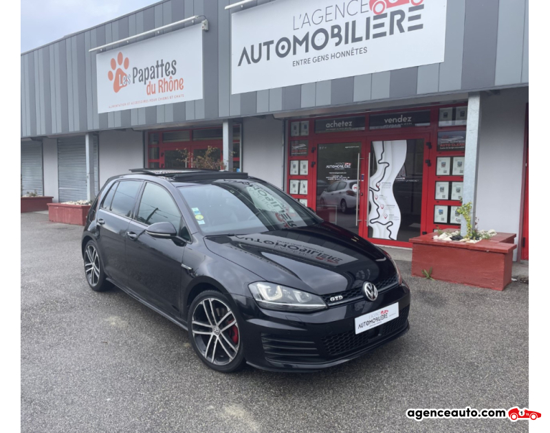 Acquisto Auto Usate, Auto Usate Economiche | Agenzia Automobiliare Volkswagen Golf 7 GTD 2.0 TDI 184 cv DSG6 Noir Anno 2014 Automatique Diesel